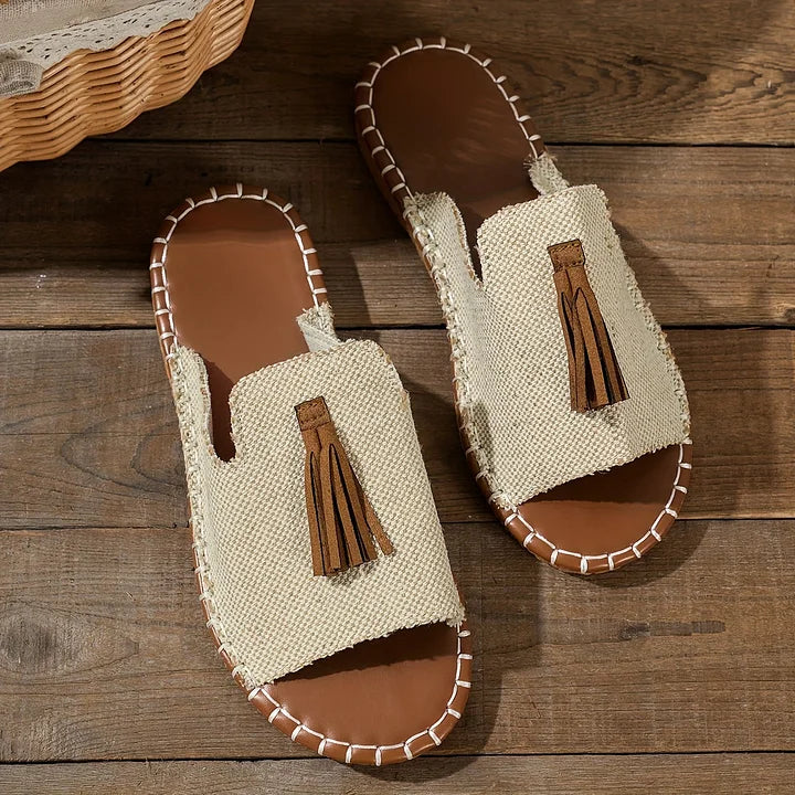 MILA – VINTAGE TASSEL BOHO SANDALS