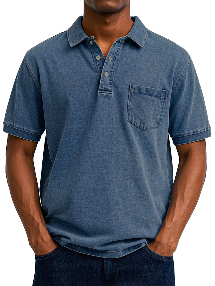 Maxime | Stylish Denim Polo Shirt for Men