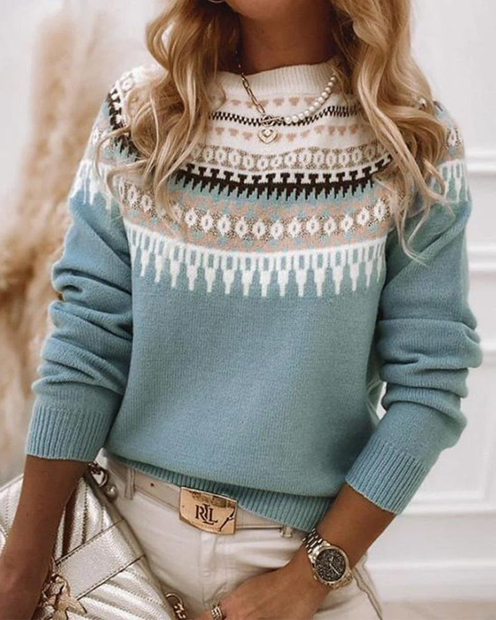 Isabelle - Nordic Elegance Knitted Sweater