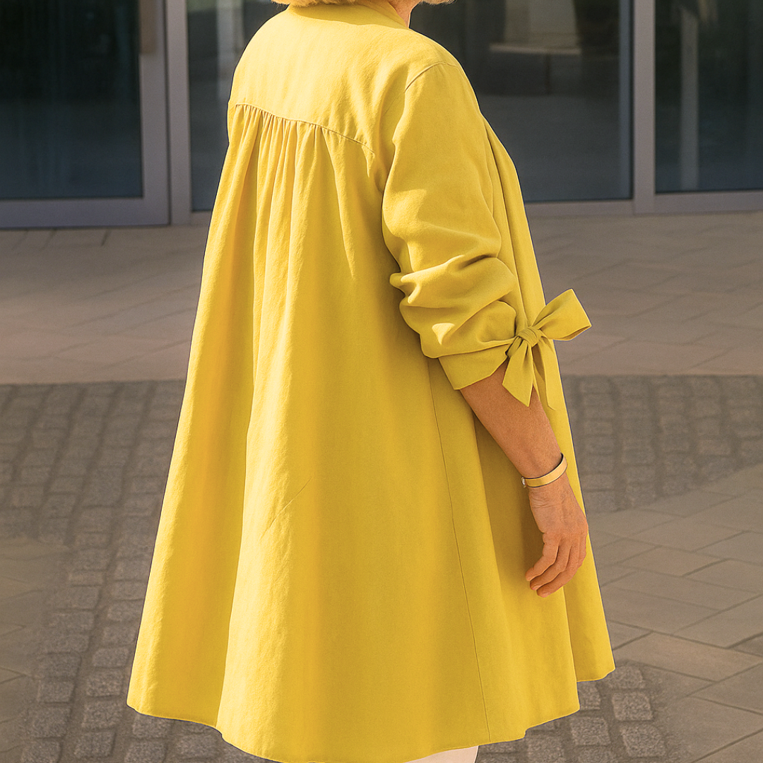 Louise™ | Elegant shirt blouse with bow sleeves