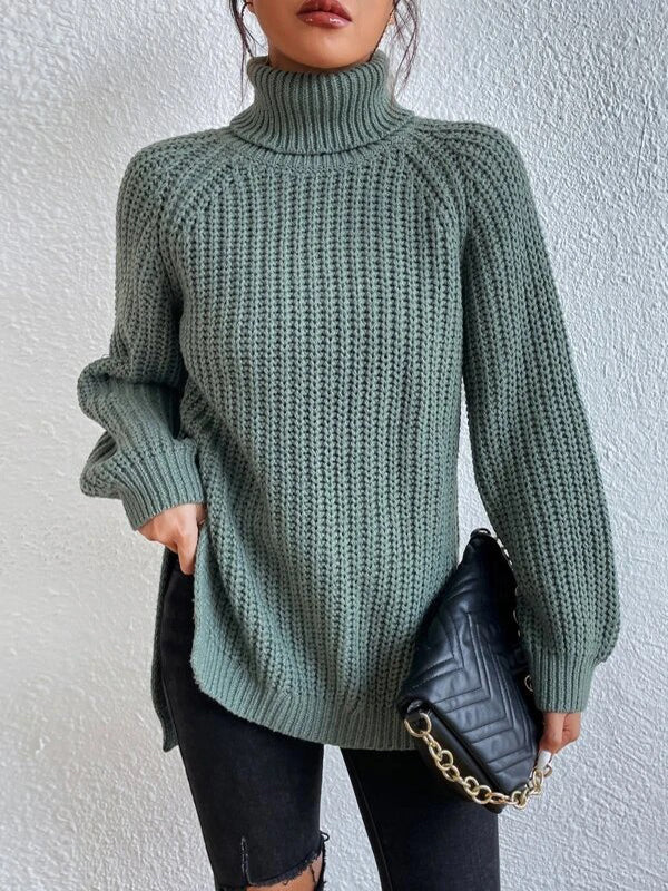 Ashlee - Chunky Knit Turtleneck Sweater