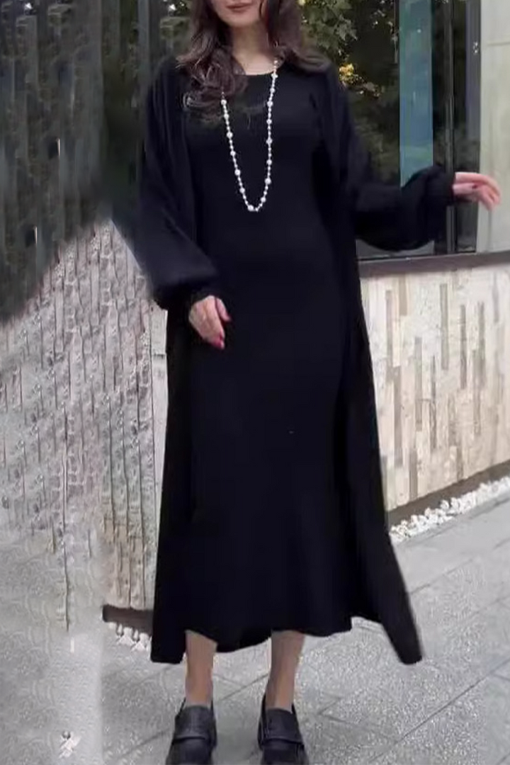 MILENA – CASUAL O-NECK LONG SLEEVE TWO-PIECE SET