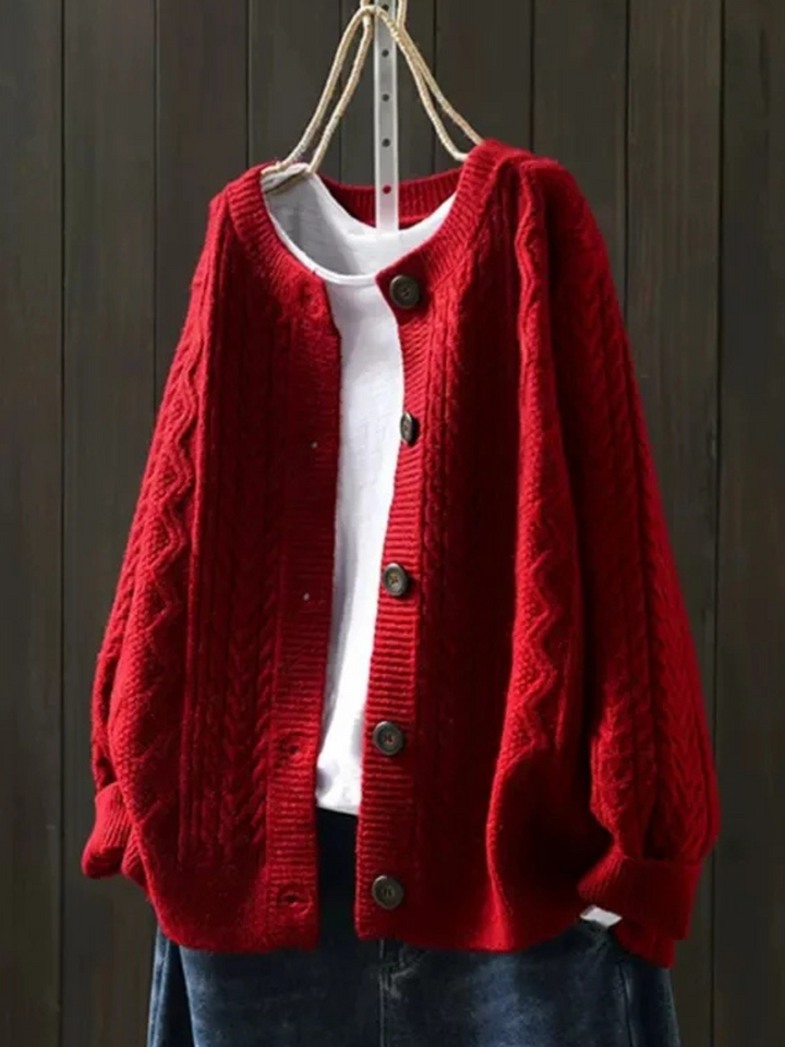 THE LORENZA - CABLE CARDIGAN