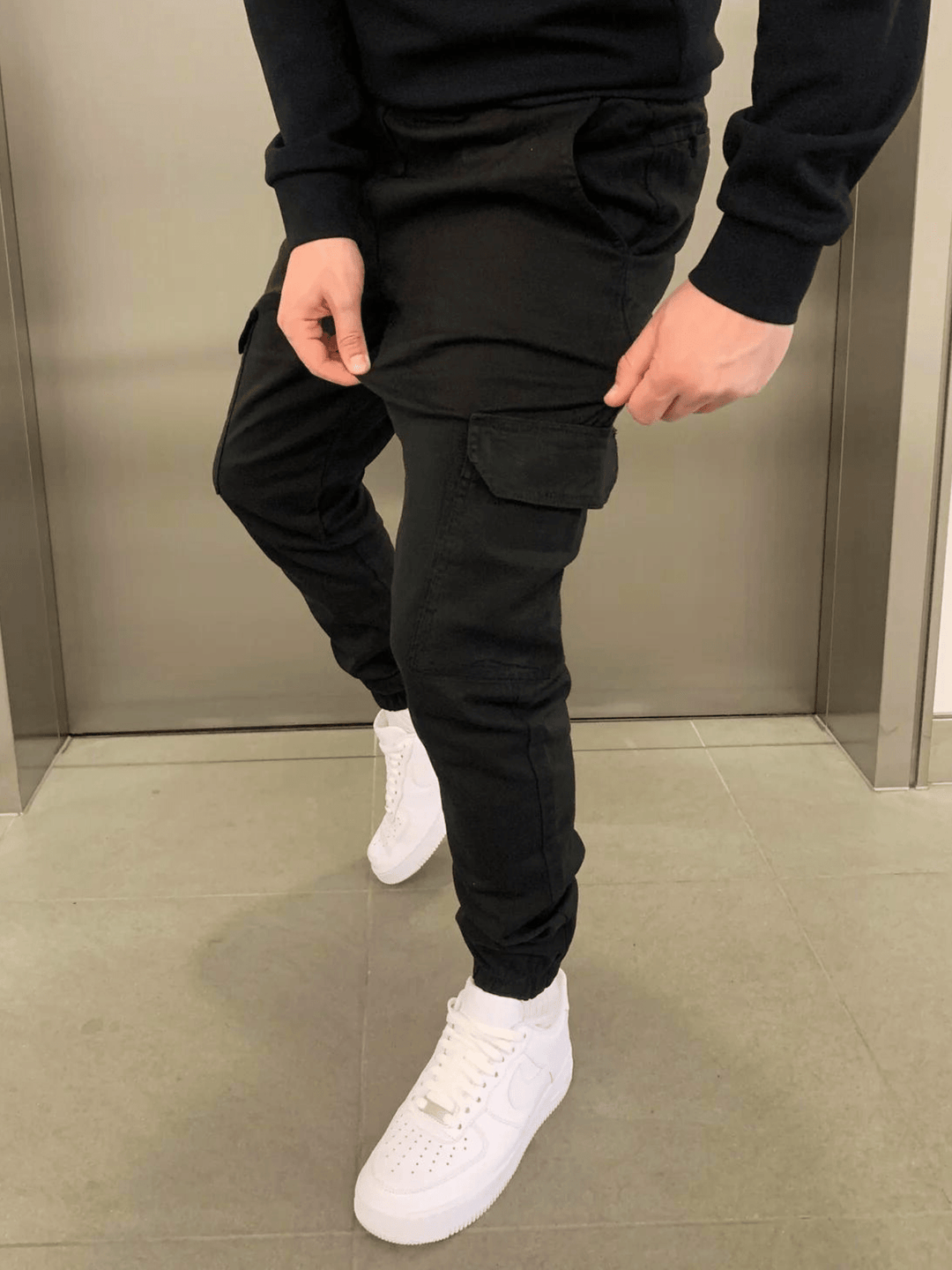 Laurent | Slim Fit Cargo Joggers