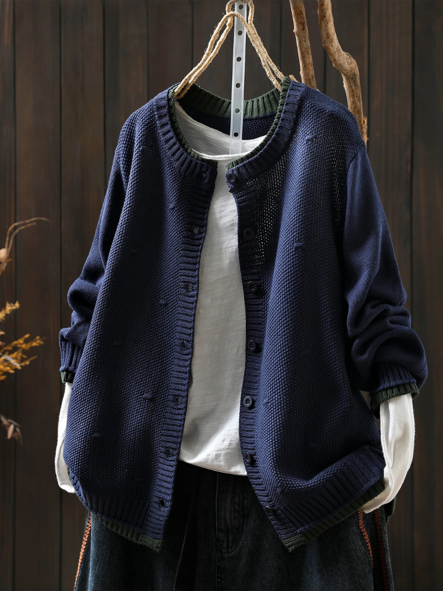 THE ISOLDE - TEXTURED CARDIGAN