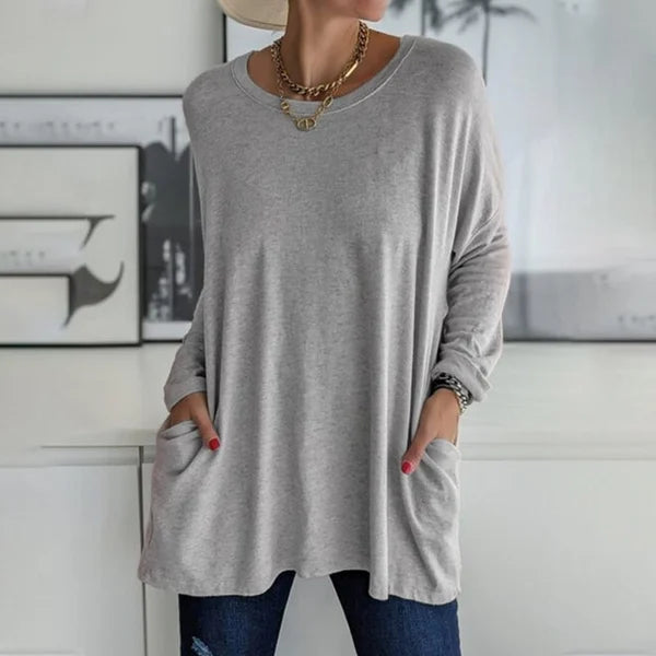 Sabrina - Relaxed Pocket Knit Sweater