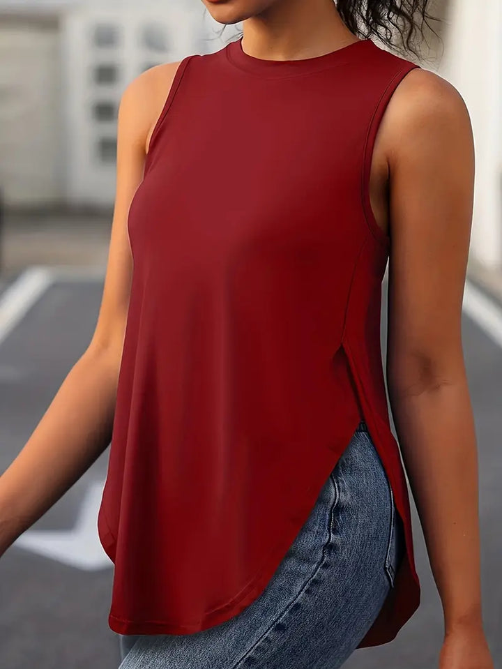 Sophia | Casual Sleeveless Relaxed Fit Top