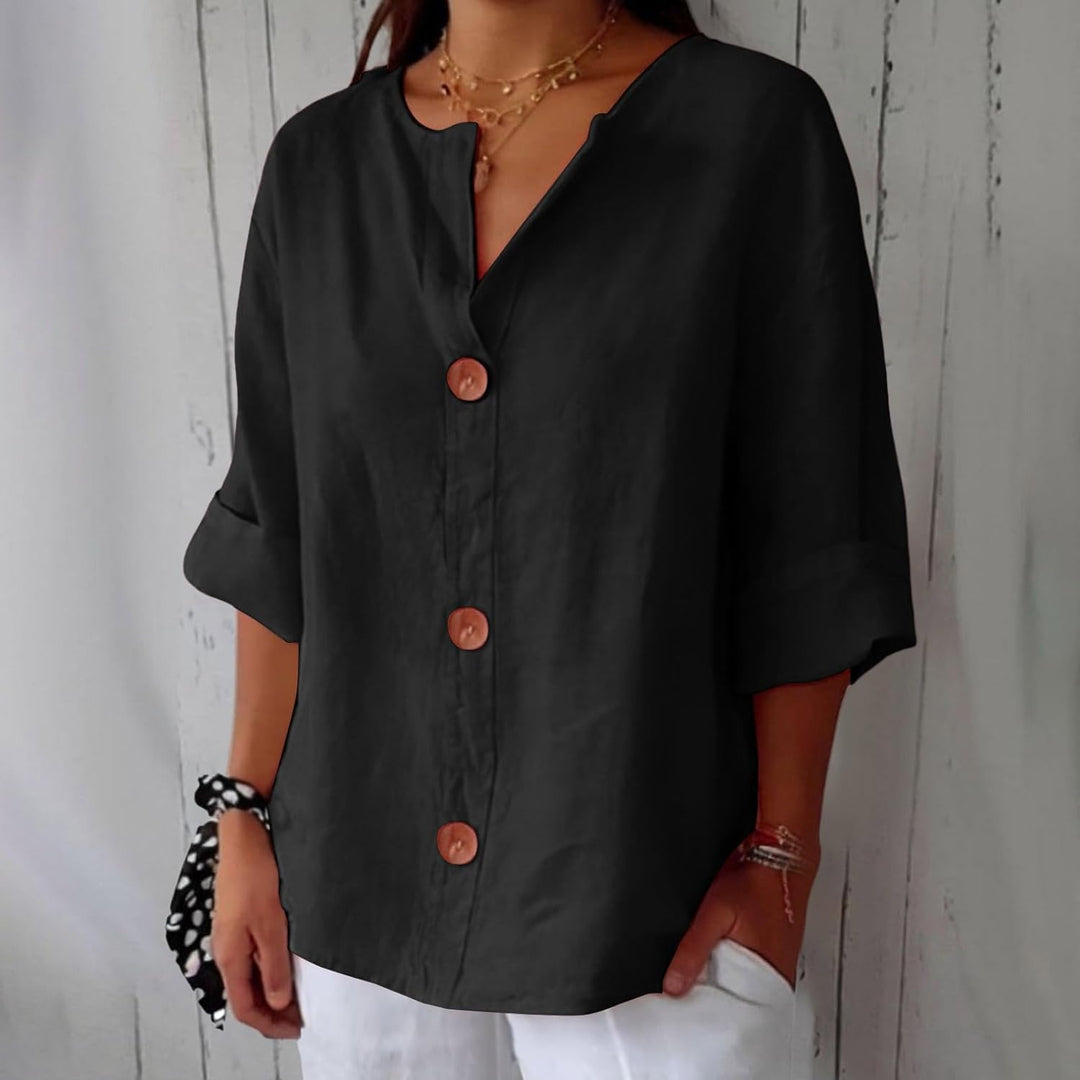 Nina™ | Graceful Drape Blouse