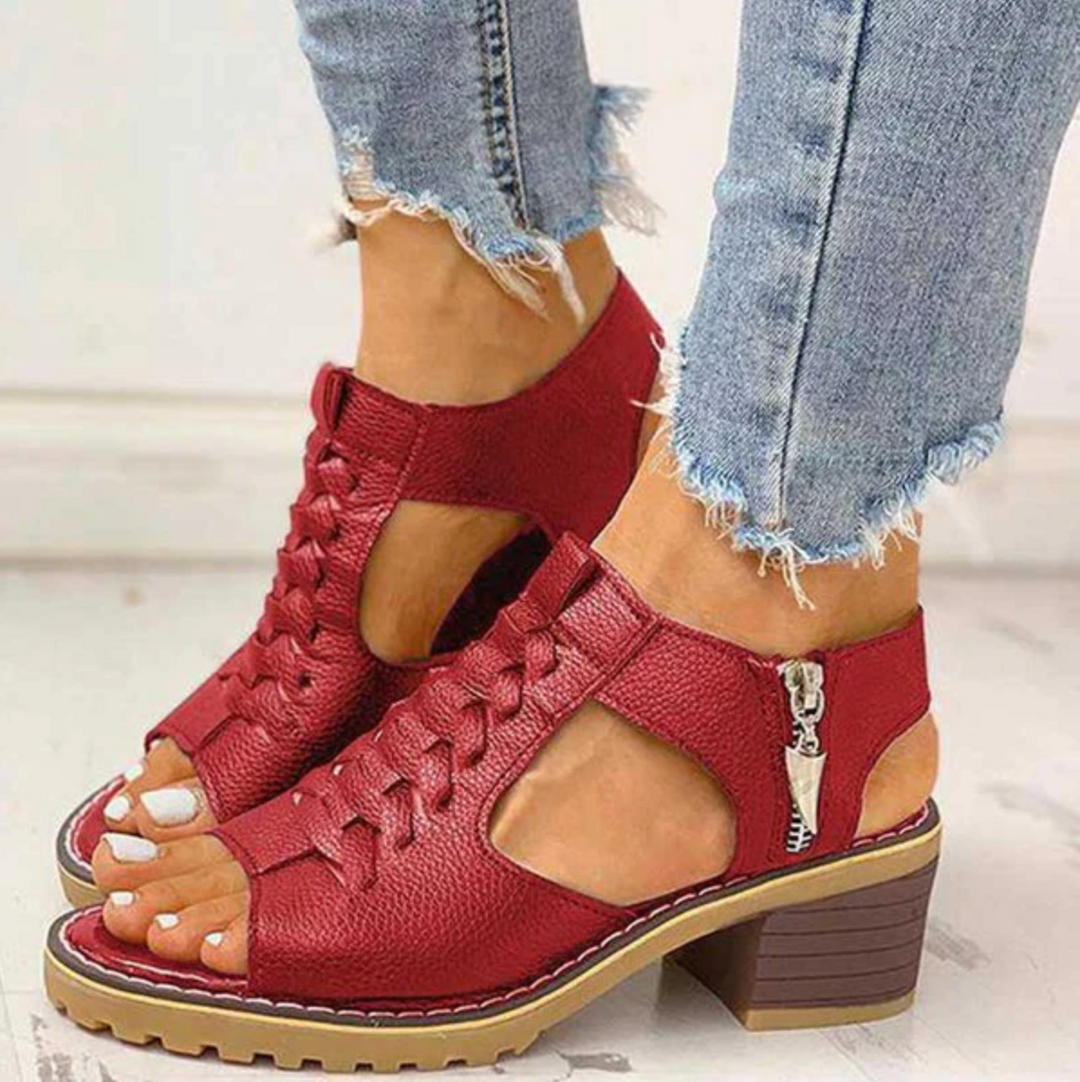 Natalie | Stylish Summer Chunky Heel Sandals