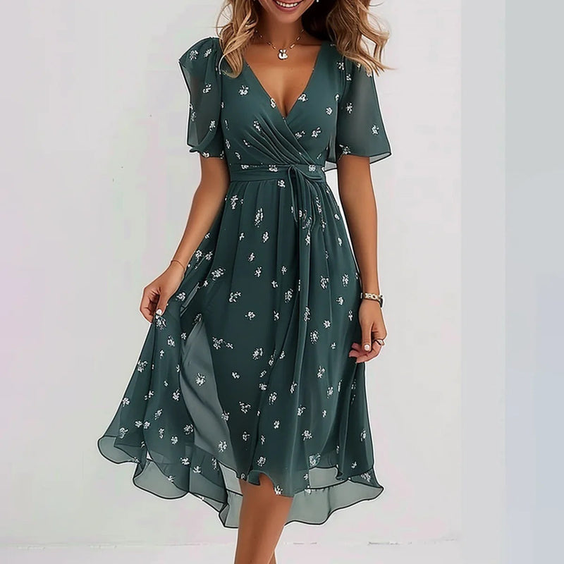 Manelly | Stylish Casual Midi Dress