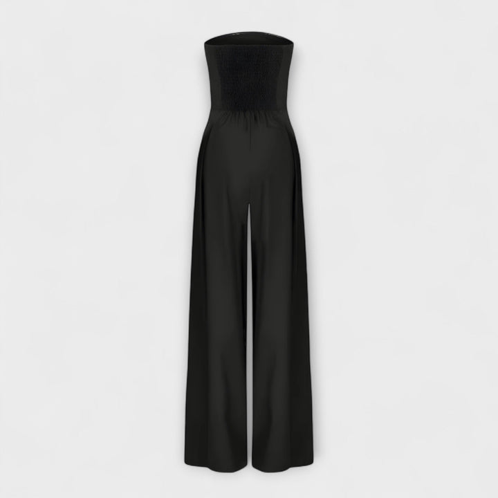 Amelie | Stylish Strapless Wide-Leg Jumpsuit