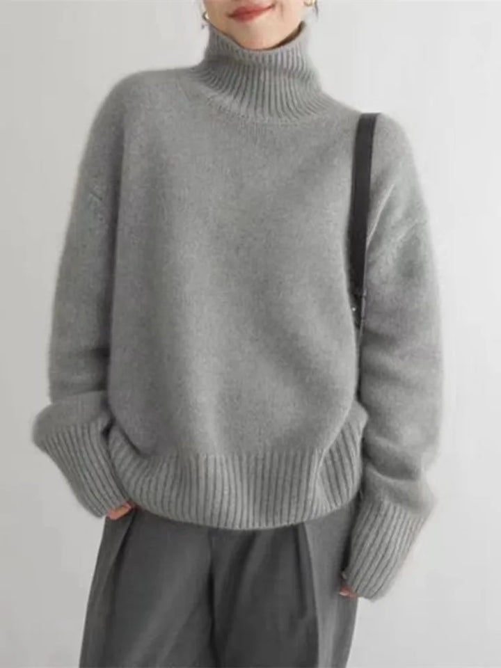 LINEA - High Collar Sweater