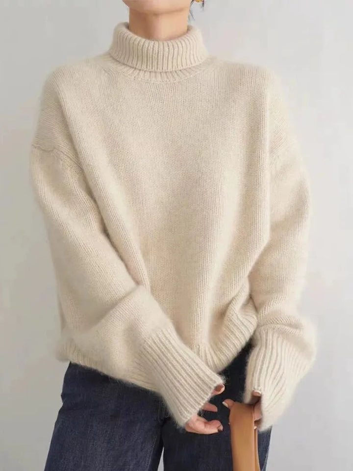LINEA - High Collar Sweater