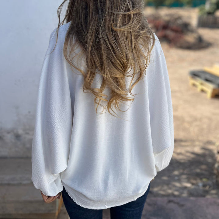 Nathalie™ | Elegant oversized blouse