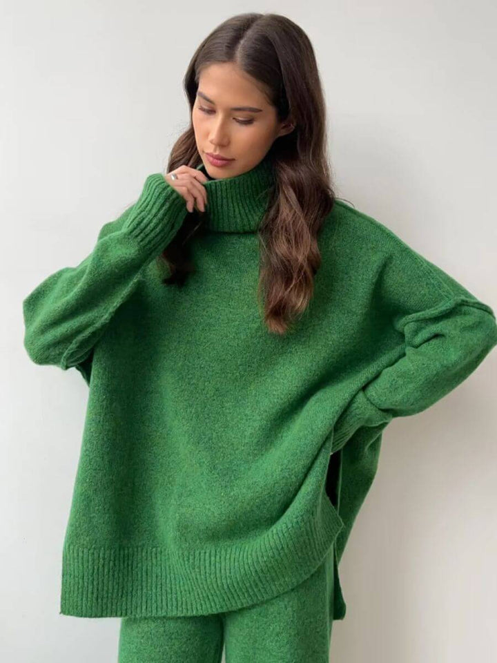 Anne - Turtleneck Knit Set