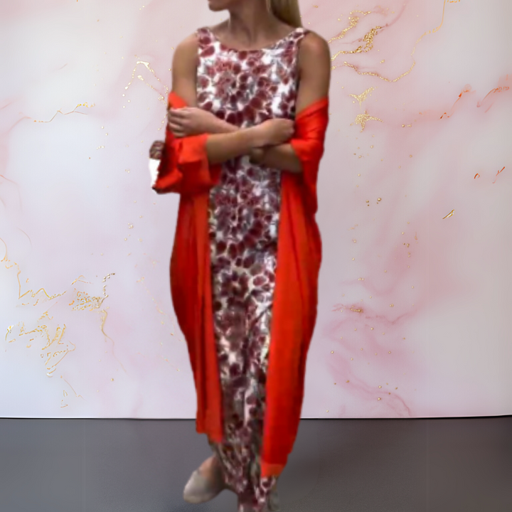 Harper™ | Elegant Dress with Cardigan