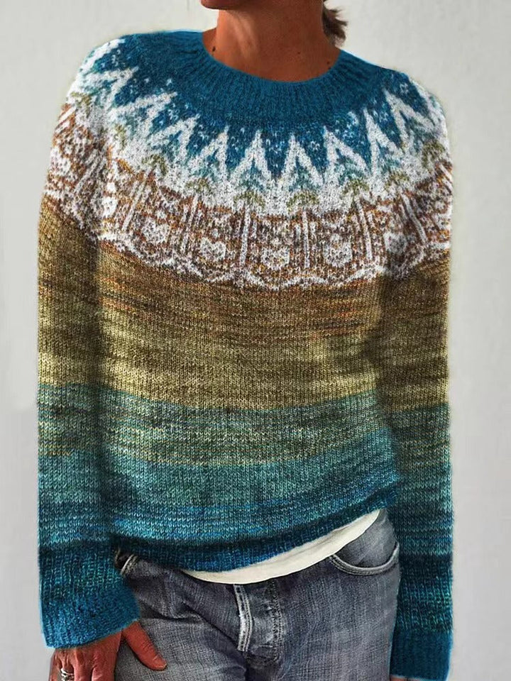 Cozy Icelandic Style Sweater for Cold Weather