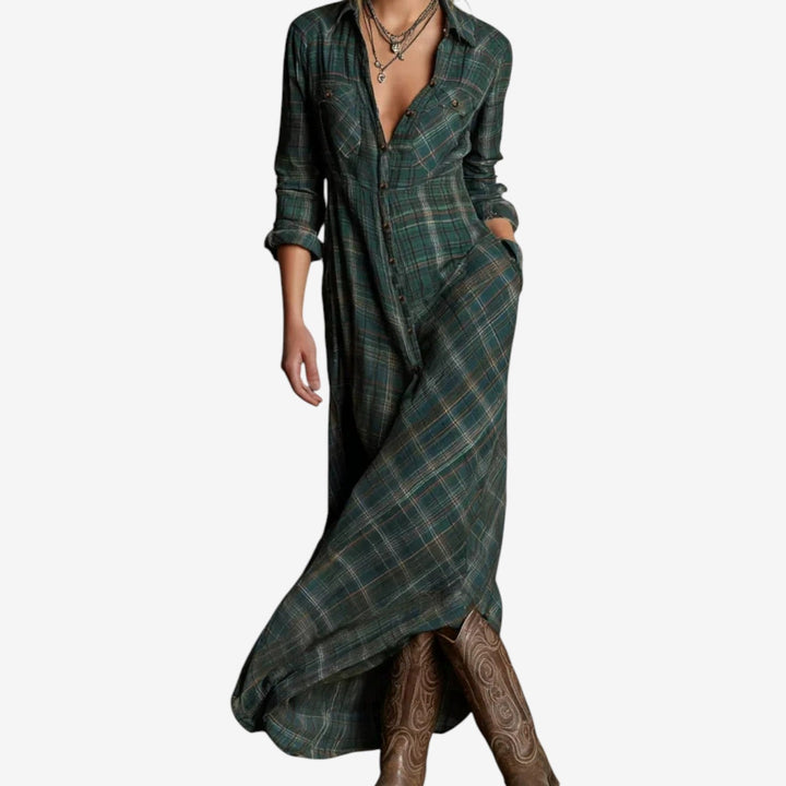 Cecile™ Timeless Maxi Shirt Dress