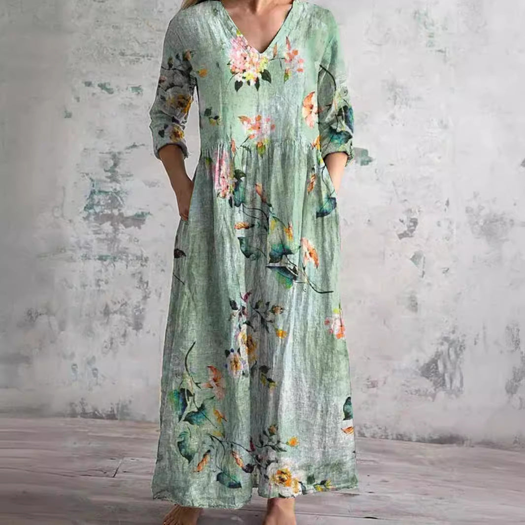 Fiona | Comfortable Summer Floral Dress