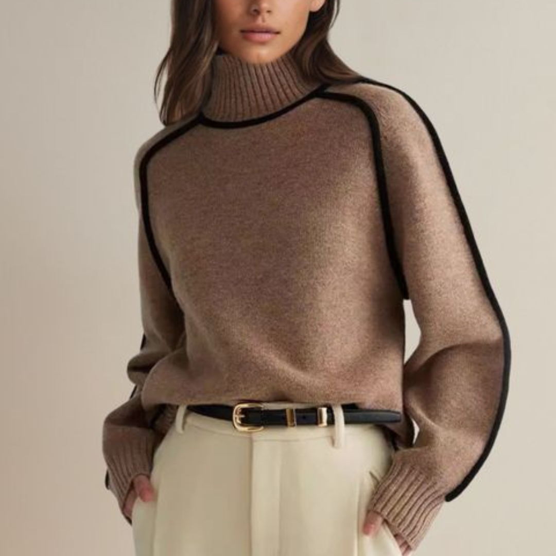 Jane - Sophisticated Turtleneck Sweater for Winter