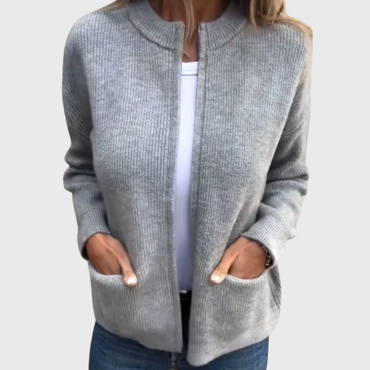 Autumn Zip Cardigan