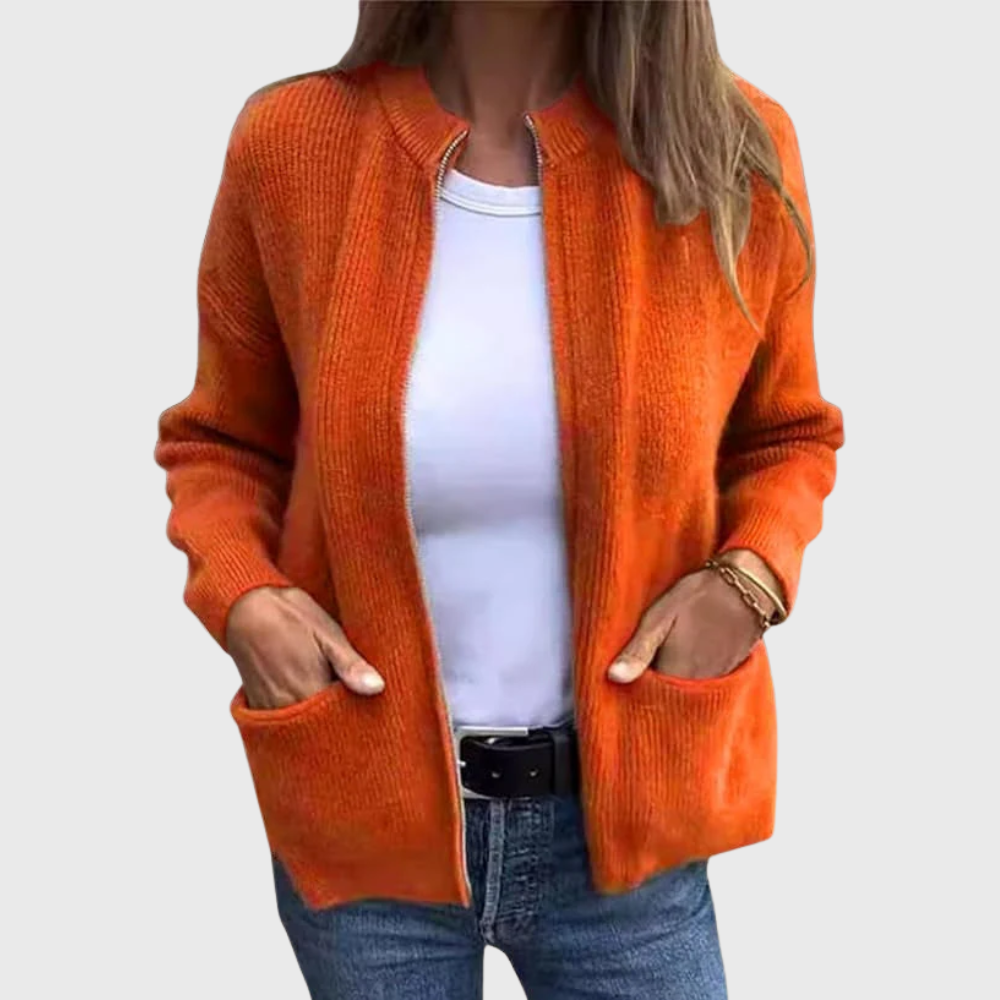 Autumn Zip Cardigan