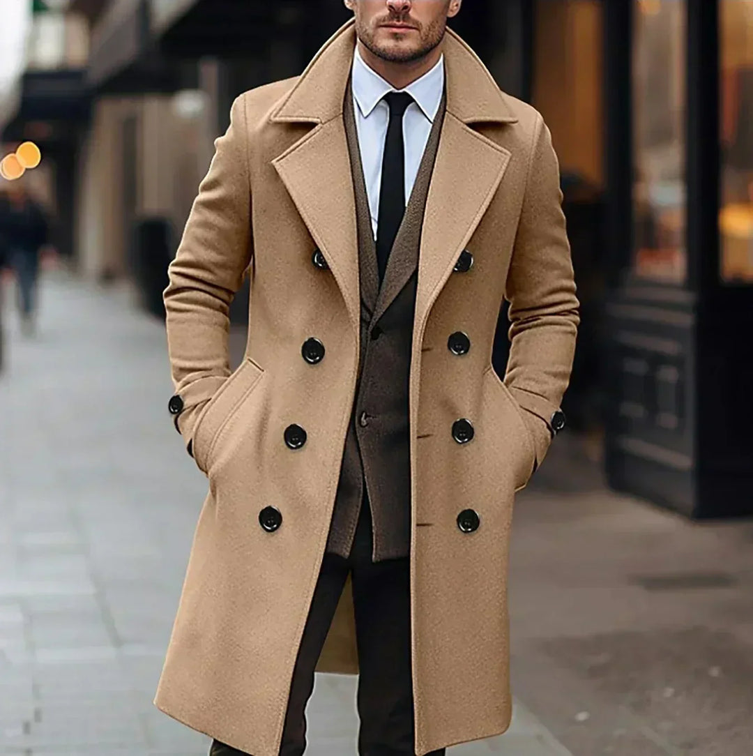 Jacob - Stylish Men's Trench Coat