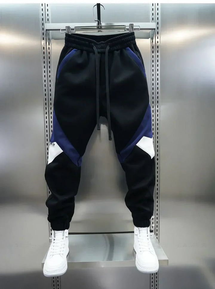 Alan | Modern Contrast Panel Joggers
