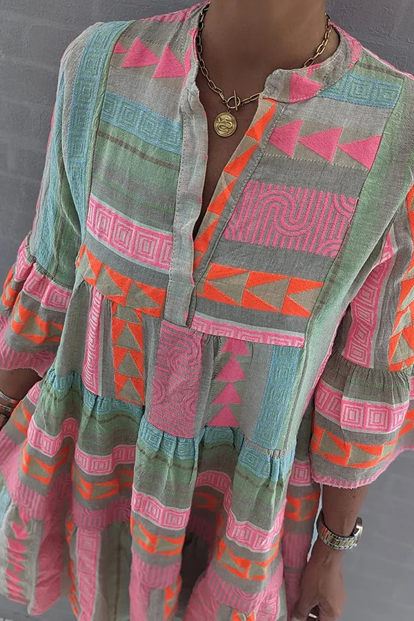 Dominique™ | Elegant Summer Midi Dress