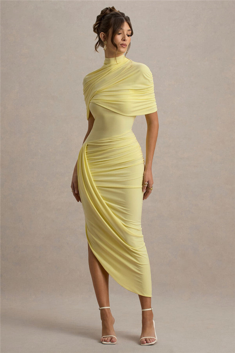 Lunaria | Stylish Elegant Draped Dress