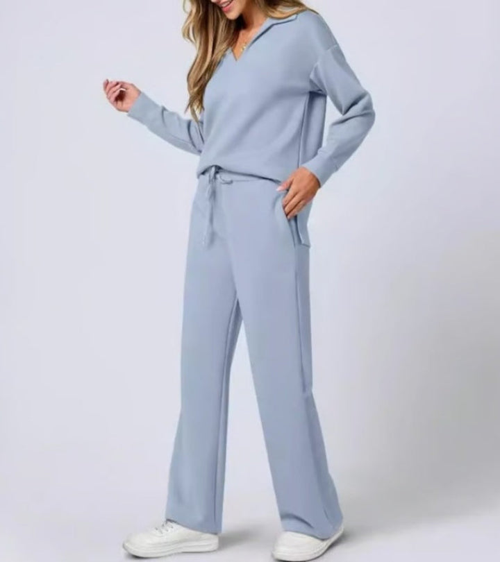Alivia | Two-Piece Set with Flared Pants