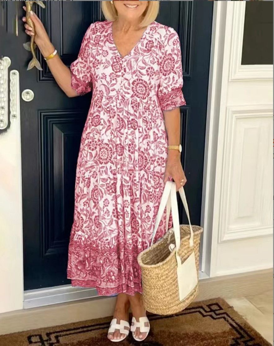 Susan | Comfortable Summer Floral Dress
