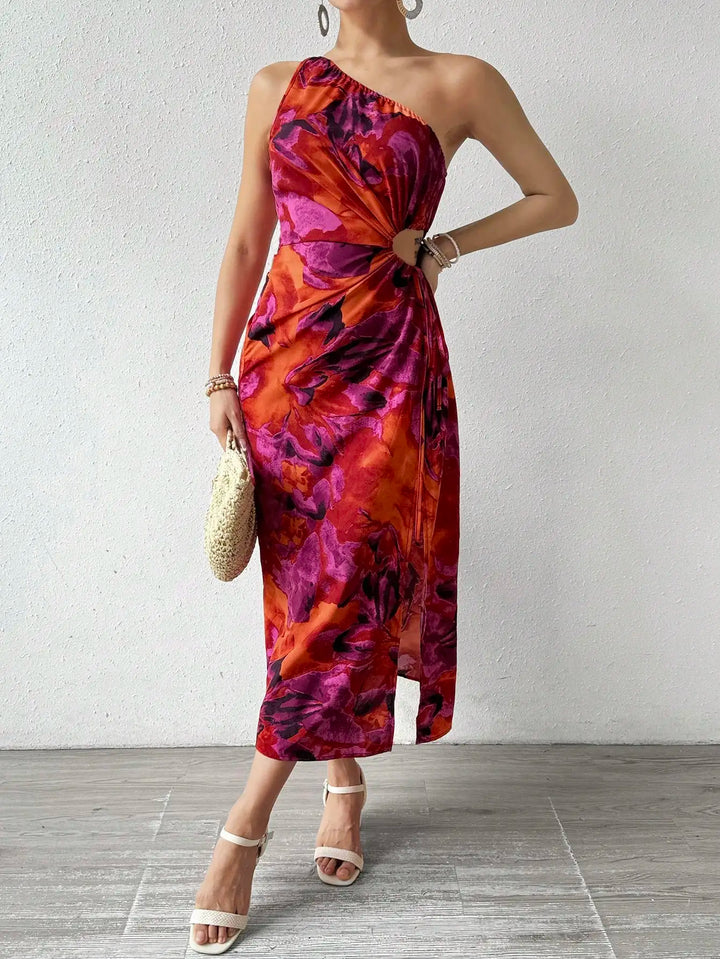 Sandra | One-Shoulder Knotted Bodycon Dress