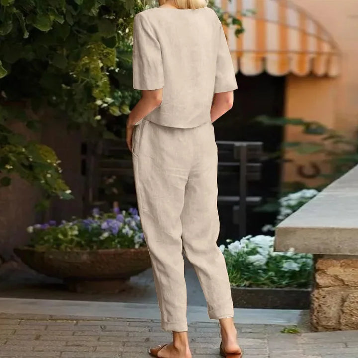 Lily - Two-Piece Linen Set