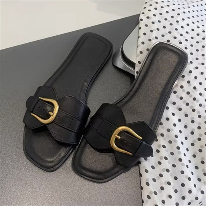 Erica | Stylish Buckle Flat Sandals