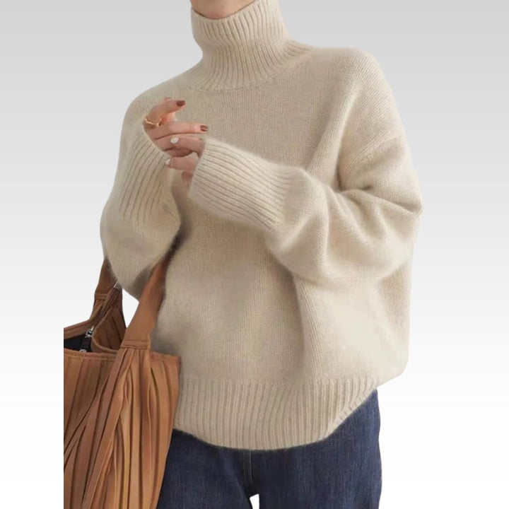 LINEA - High Collar Sweater