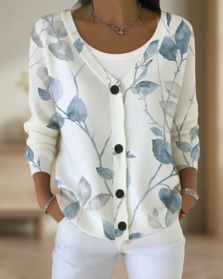 Cardigan with Botanical Inspiration Ambiance