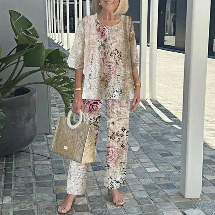 Monique | Trendy Printed Two-Piece Set