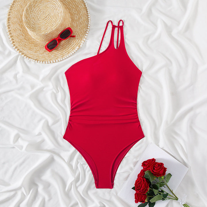 BLAKELY – ONE SHOULDER ONE PIECE SWIMSUIT
