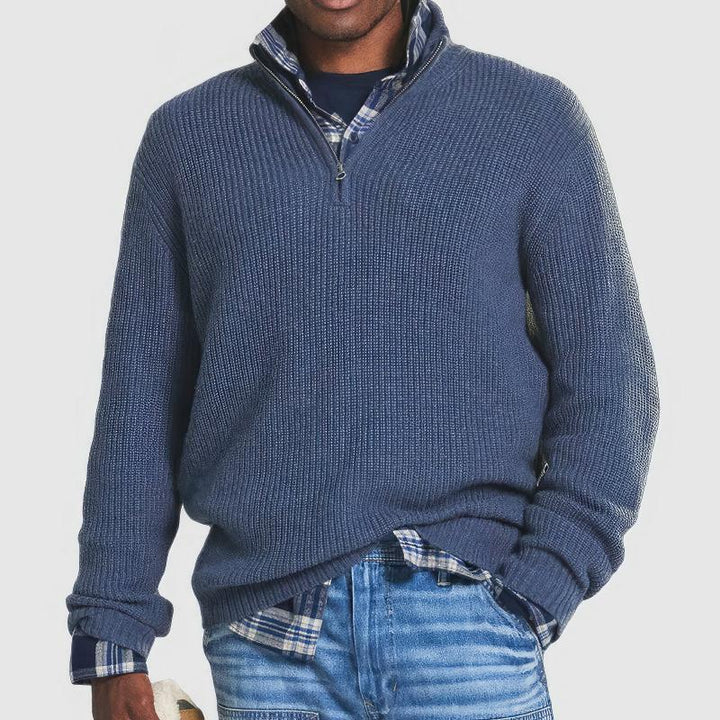 Arlen - Knitted Zip Sweater for Men
