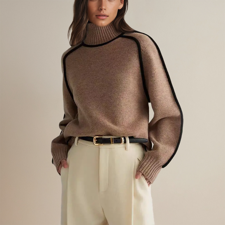 KAELIRYN – SOFT CASHMERE-LIKE TURTLENECK SWEATER