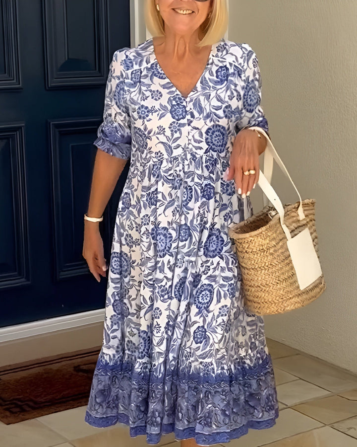 Susan | Comfortable Summer Floral Dress