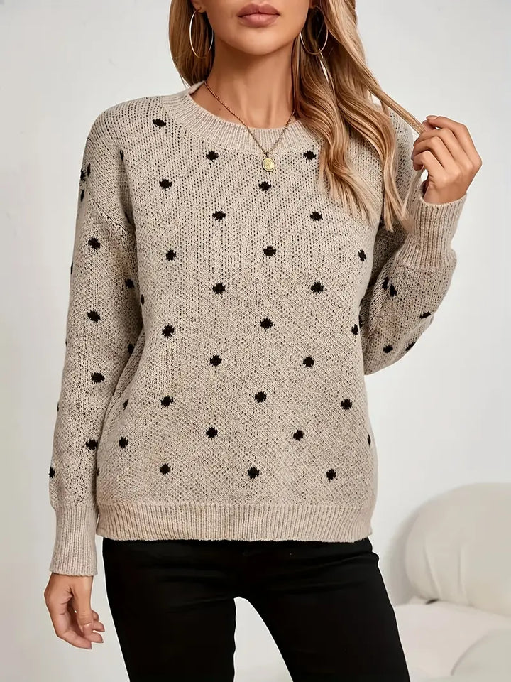 Women's Comfortable Round Neck Sweater