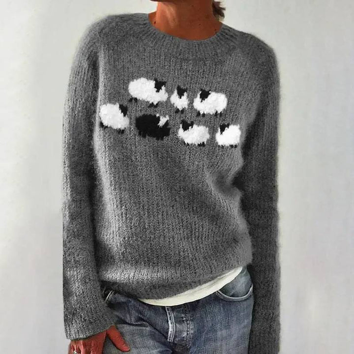 Lina - Comfortable Cute Sheep Sweater