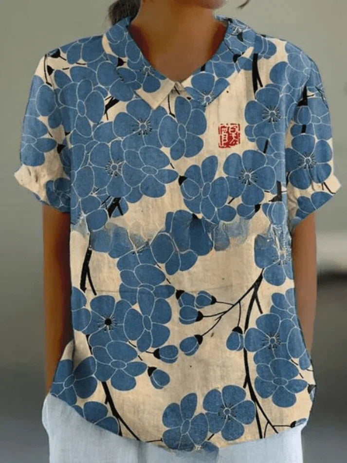 Inga | Stylish Casual Floral Blouse