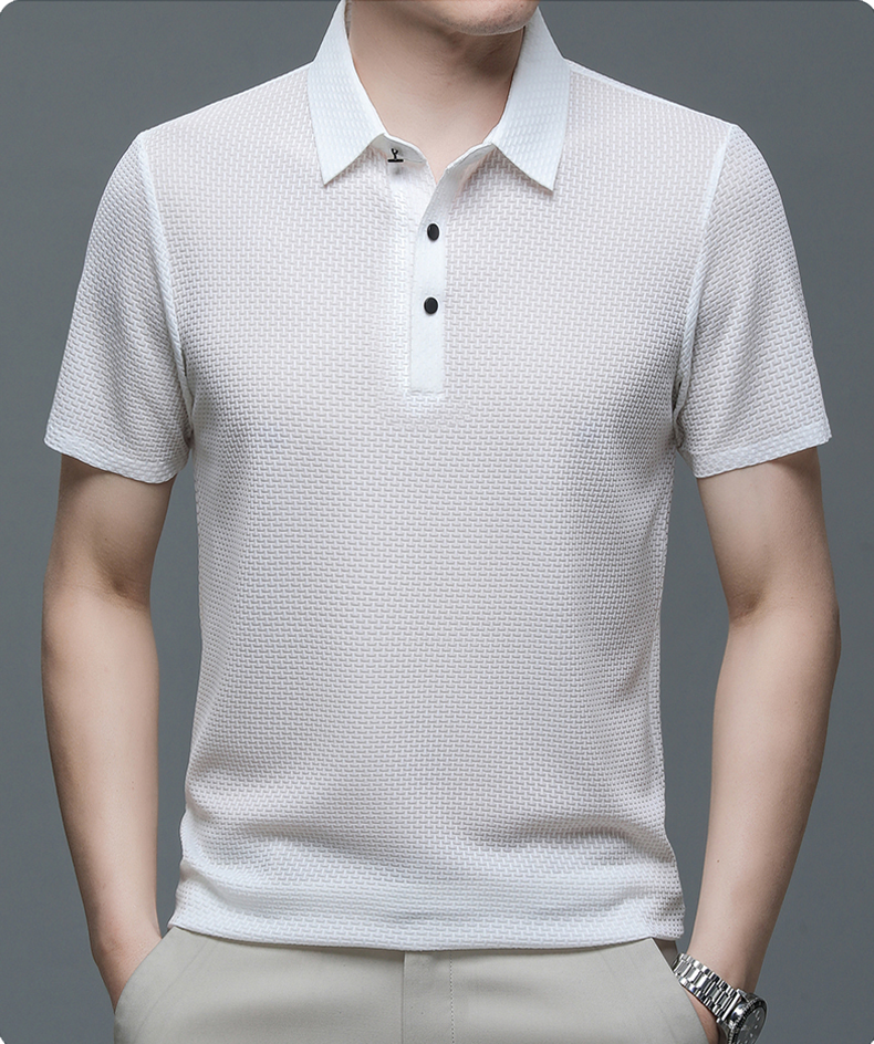 Danny | Stylish Textured Polo Shirt for Men