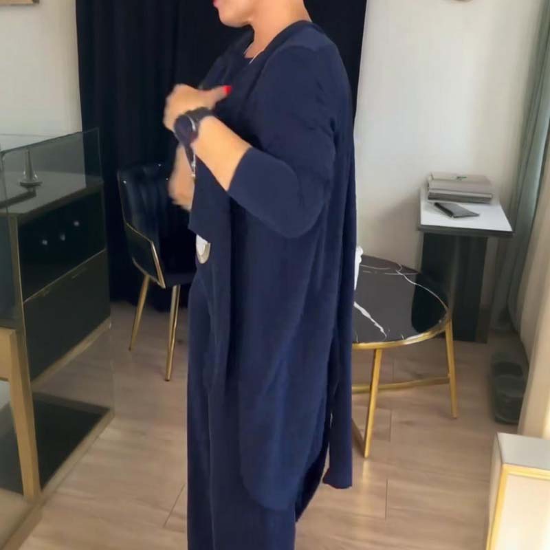 Gabriella | 3-Piece Set with Long Cardigan Elegant Comfort and Versatile Style