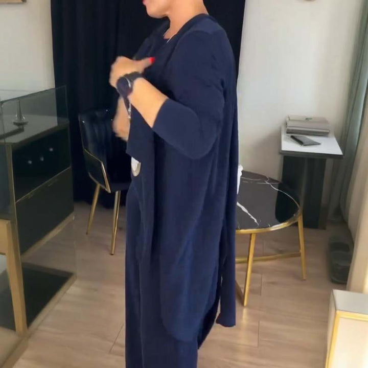 Gabriella | 3-Piece Set with Long Cardigan Elegant Comfort and Versatile Style