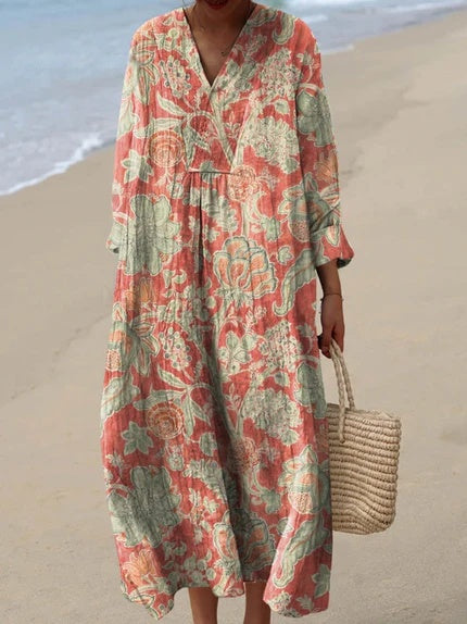 Zoya | Relaxed Floral Beach Dress